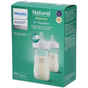 AVENT BIBERON VERRE 240 Ml - Pack de 2