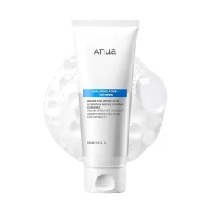 ANUA Hyaluronic Acid 8+ PANTHENOL Hydrating Gentle Foaming Cleanser – 150ml