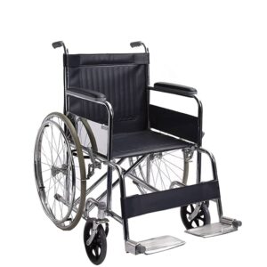 FAUTEUIL ROULANT SIMPLE EN CUIR ADULT