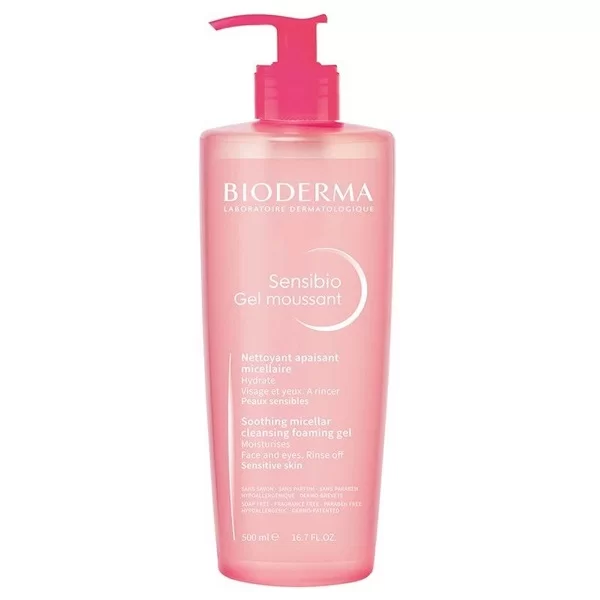 BIODERMA-Sensibio-Gel-Moussant-Foaming-Gel-Pump-500ml-paraclik BIODERMA-Sensibio-Gel-Moussant-Foaming-Gel-Pump-500ml-paraclik