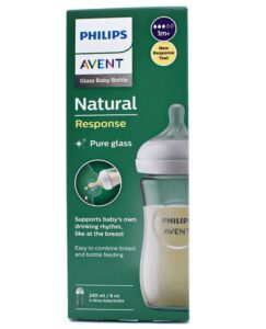 PHILIPS AVENT BIBERON EN VERRE Response Natural 240ML