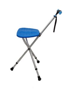 CANNE DE MARCHE AVEC TABOURET