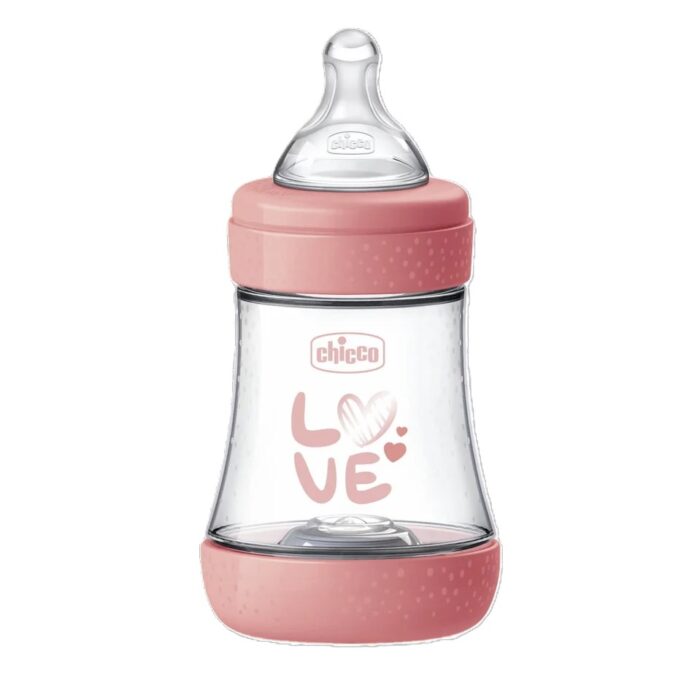Chicco-Biberon-Perfect-5-Debit-Lent-0-m-150-ml-Rose-crevette