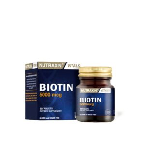 NUTRAXIN VITALS BIOTINE 5000 mcg B/30COMP