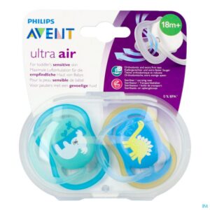 PHILIPS AVENT SUCETTE SILICONE +18 MOIS ULTRA AIR BOY