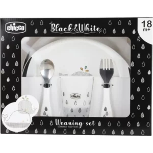CHICCO Repas Coffret Black & White 18M+