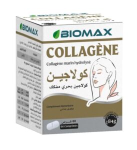 BIOMAX COLLAGÈNE MARIN HYDROLYSÉ B/60COMP