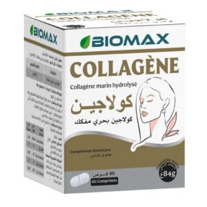 BIOMAX COLLAGÈNE MARIN HYDROLYSÉ B/60COMP