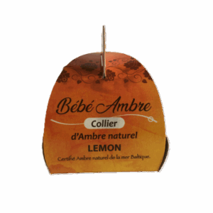 Bébé Ambre Collier D’Ambre Naturel-LEMON