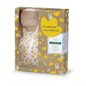 KLORANE BÉBÉ-COFFRET-PETIT BRIN EAU PARFUMÉE 50ML+ Doudou Lapin Offert
