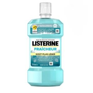 LISTERINE Bain de Bouche Fraicheur Goût Plus Léger 250 ML
