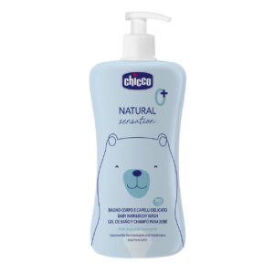 chicco Gel Lavant Corps et Cheveux pour Bébé Natural Sensation 500ML