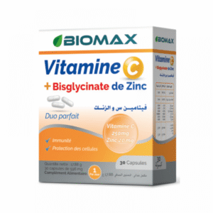 BIOMAX Vitamine C +ZINC B/30 Gélules