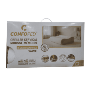 CONFOPED Oreiller Cervical Mousse Mémoire