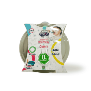 CoCco Assiette À Ventouse+Cuillère 6M+