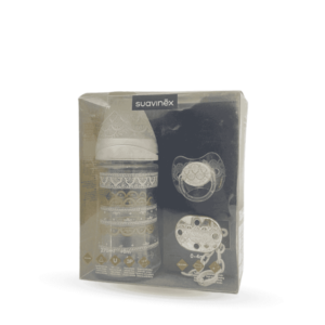 SUAVINEX COUTURE Coffret Biberon et Sucette 270ML