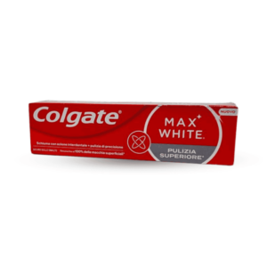 Colgate Dentifrice MAX WHITE Nettoyage Supérieur 75ML