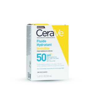 CeraVe Ecran Solaire Fluide Hydratant Invisible SPF50 50ML