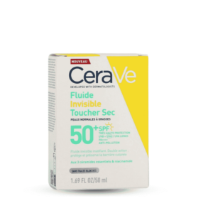 CeraVe Ecran Ssolaire Fluide Invisible Toucher Sec SPF50+50ML