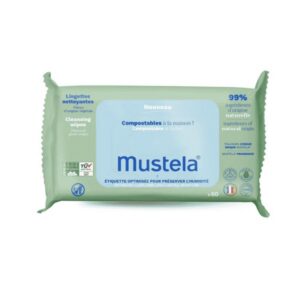 mustela Lingettes Nettoyantes Fibre Naturelle Écoresponsable