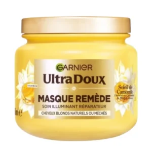 GARNIER Ultra Doux Masque Soleil de Camomille cheveux blonds naturels ou méchés 340ML