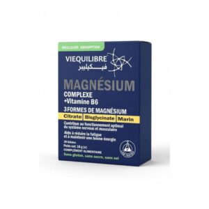 VIEQUILIBRE MAGNÉSIUM COMPLEXE+B6 3FORMES DE MAGNÉSIUM B/30